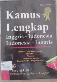 Kamus Lengkap Inggris-Indonesia Indonesia-Inggris