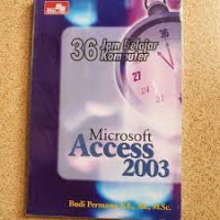 36 jam belajar komputer : microsoft excel 20003